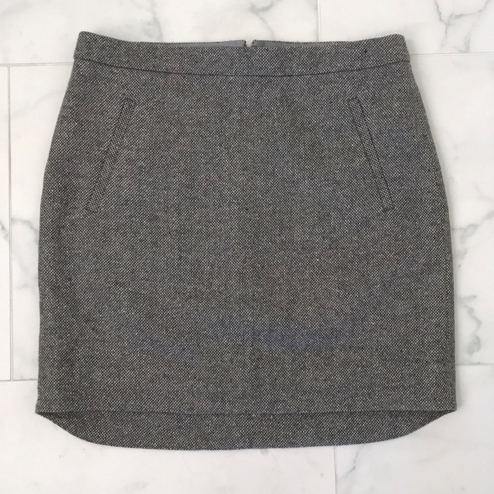 Wool Mini Skirt